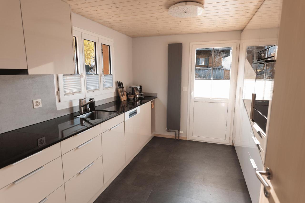 Chalet Egglen "Typical Swiss House, Best Views, Private Jacuzzi" Sigriswil Εξωτερικό φωτογραφία
